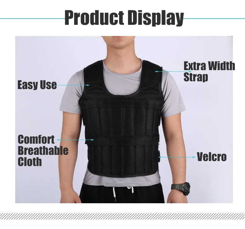 30KG Weight Vest For Boxing Weight Training