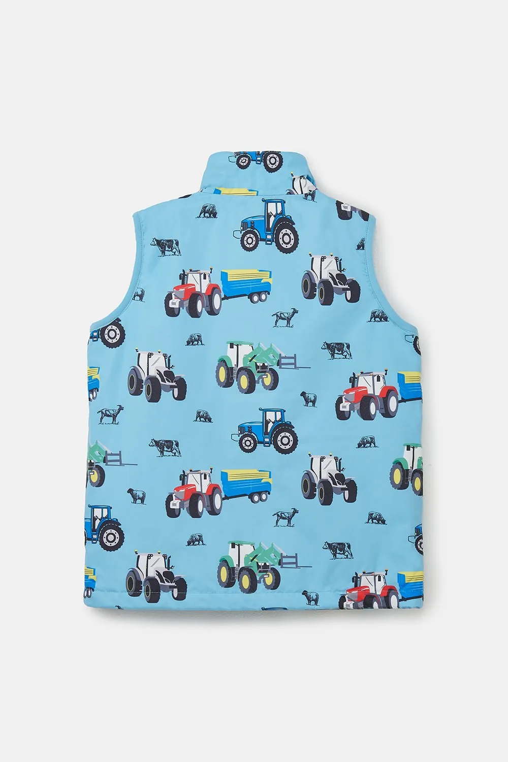 Alex Gilet - Blue Tractor Print