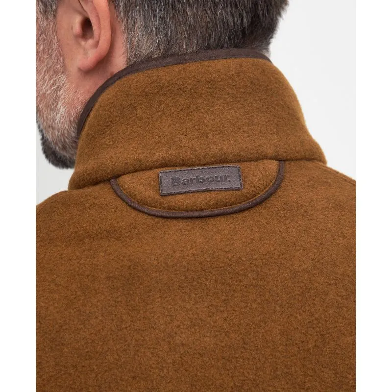 Barbour Langdale Mens Fleece Gilet - Rust Brown