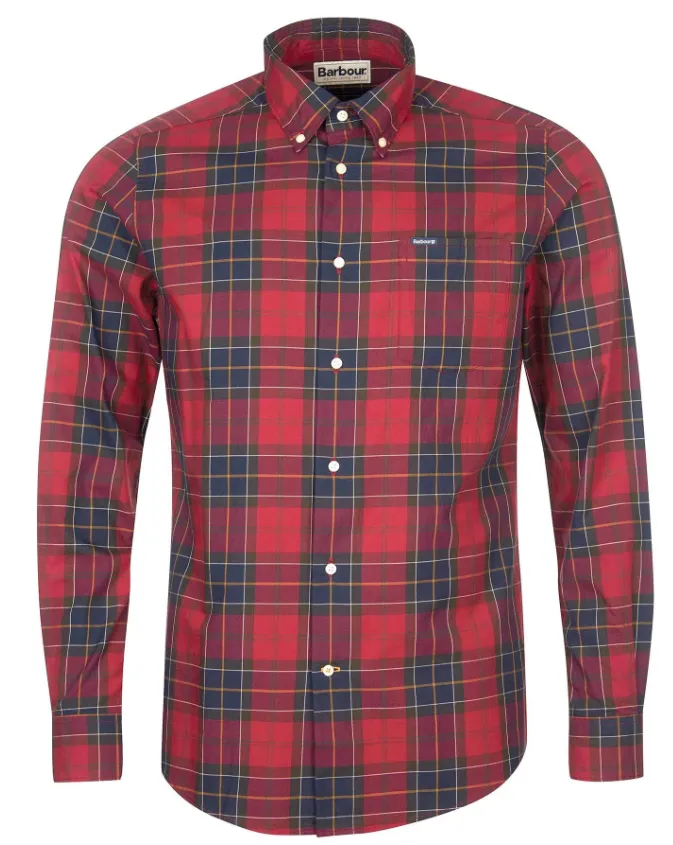 Barbour Wetheram Tailored Shirt - Red