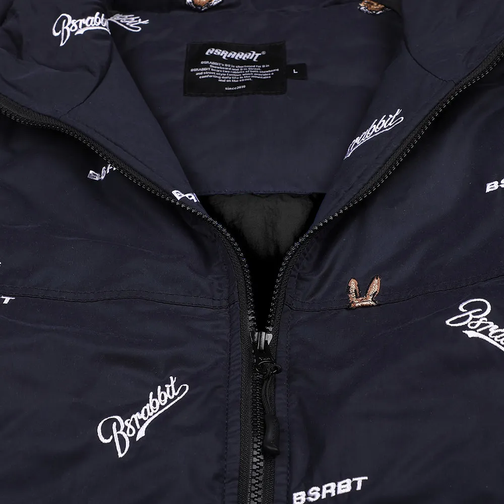 BEARRABBIT LOGO PADDING JUMPER NAVY