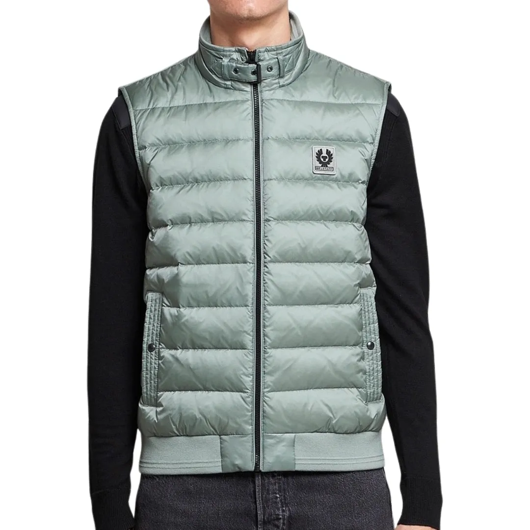 Belstaff Circuit Steel Green Gilet Down Jacket