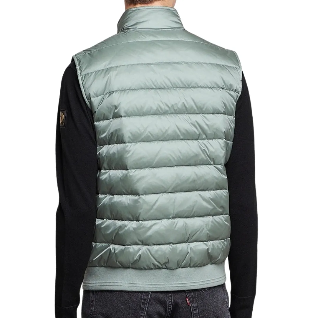 Belstaff Circuit Steel Green Gilet Down Jacket