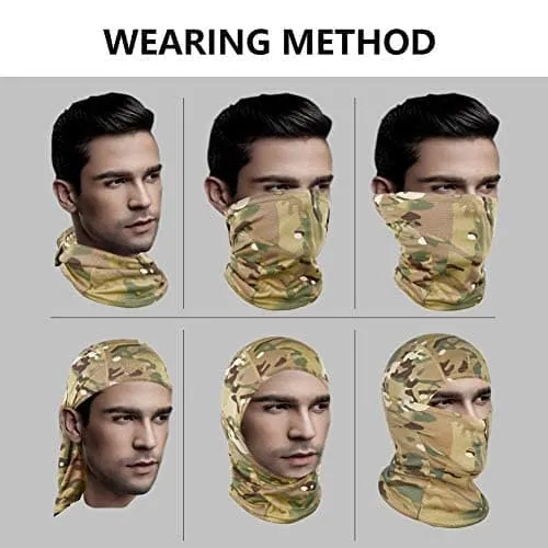 Breathable Tactical Ride Balaclava UV Protection Face Mask