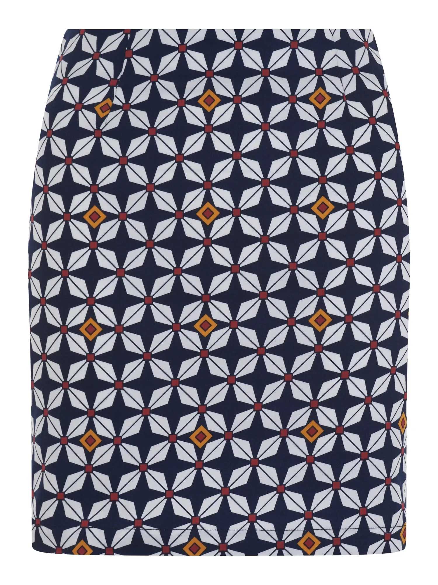 Bright & Beautiful Stacey 60's Mid-Century Modern Starburst Mini Skirt