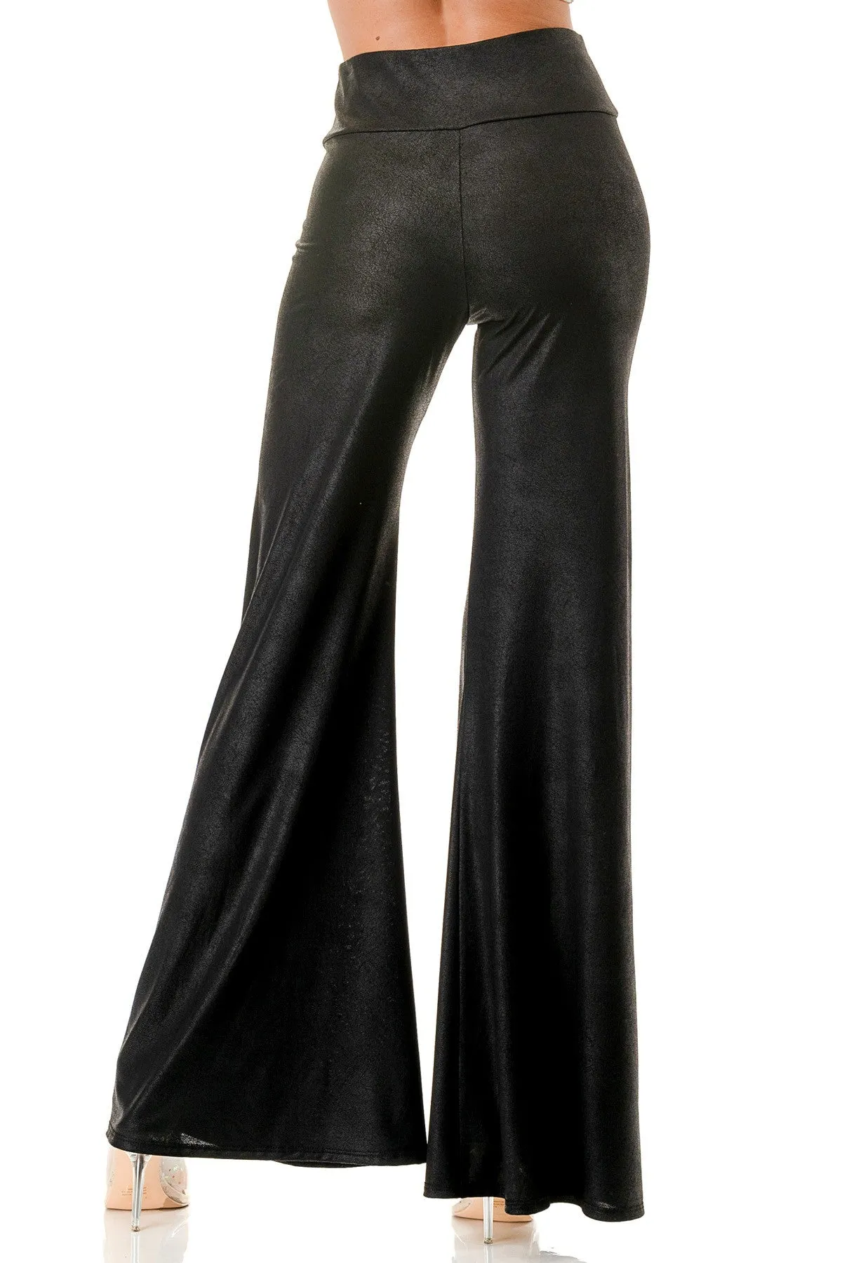 Brynn Pleather Palazzo Pants