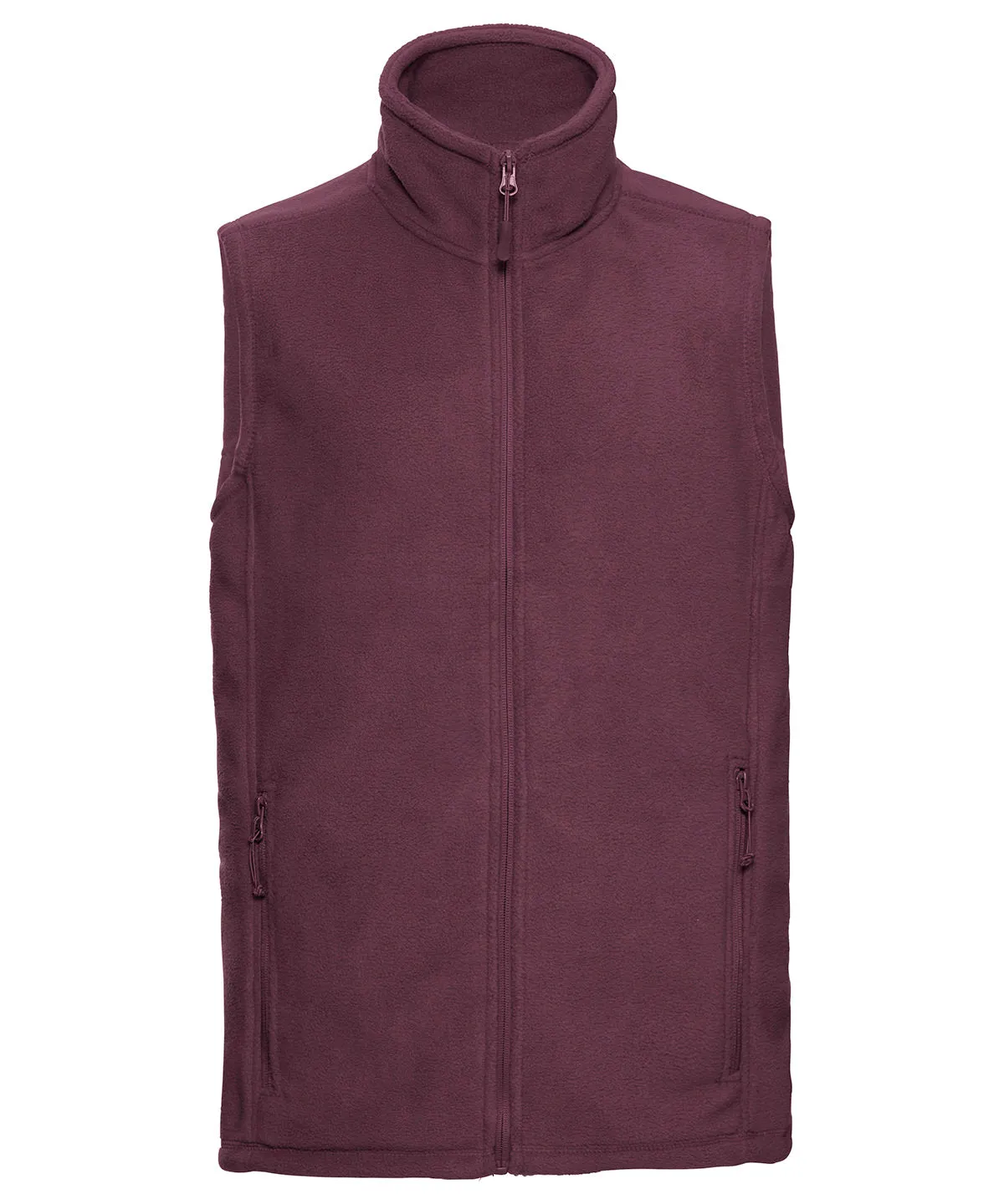 Burgundy - Outdoor fleece gilet