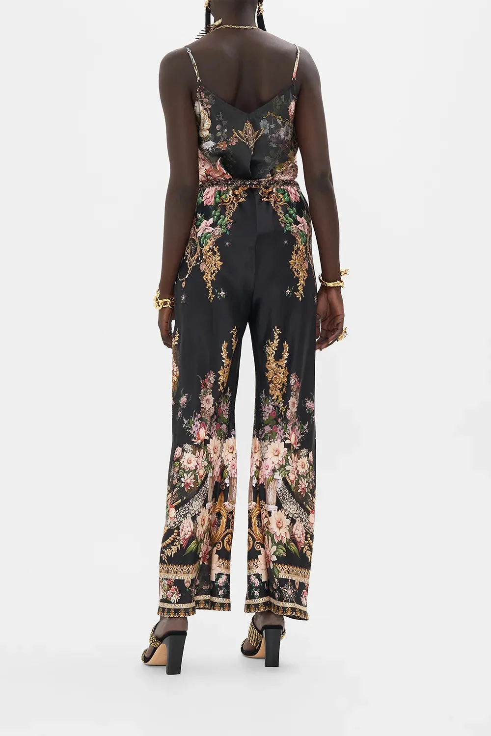 CAMILLA DYNASTY DAZE BIAS CUT DRAWSTRING PANT