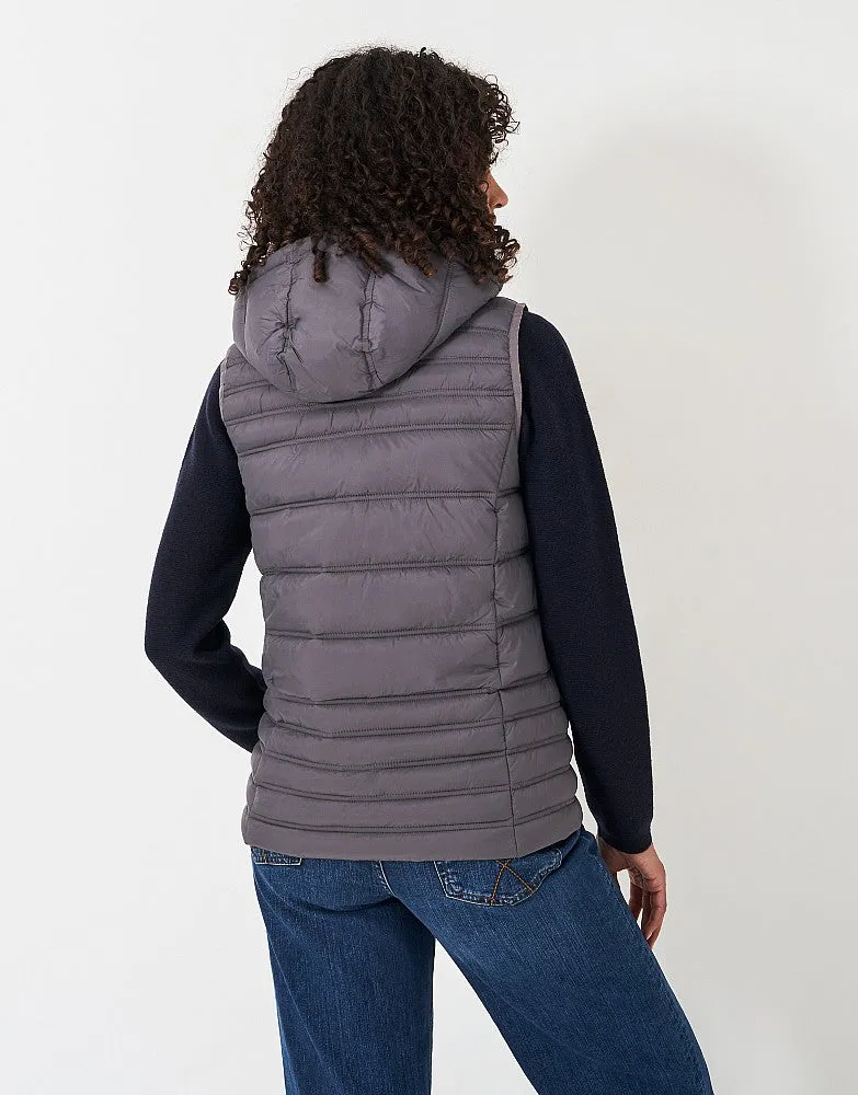 Crew Clothing Quilted Lightweight Hooded Gilet