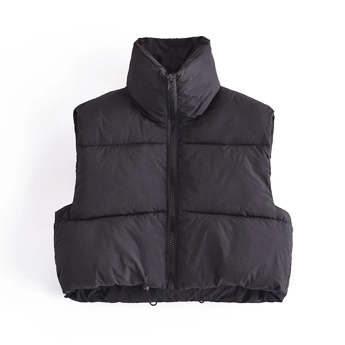 Cropped Puffer Vest