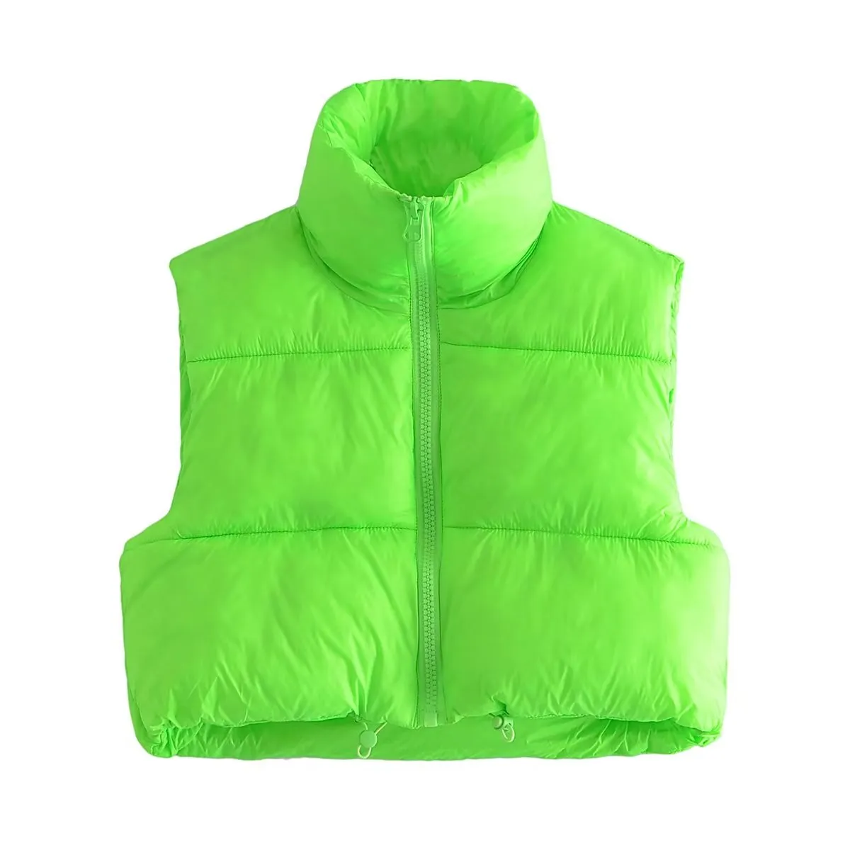 Cropped Puffer Vest