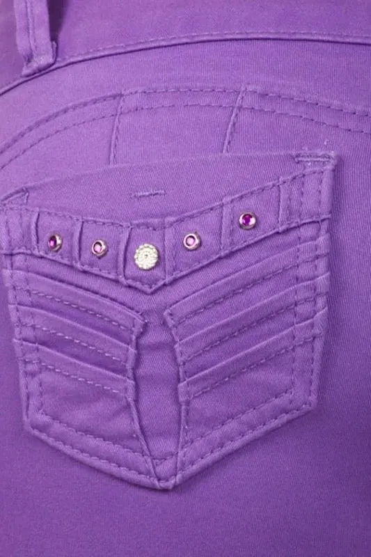 Elissa Jeans With Rhinestone Embellishments