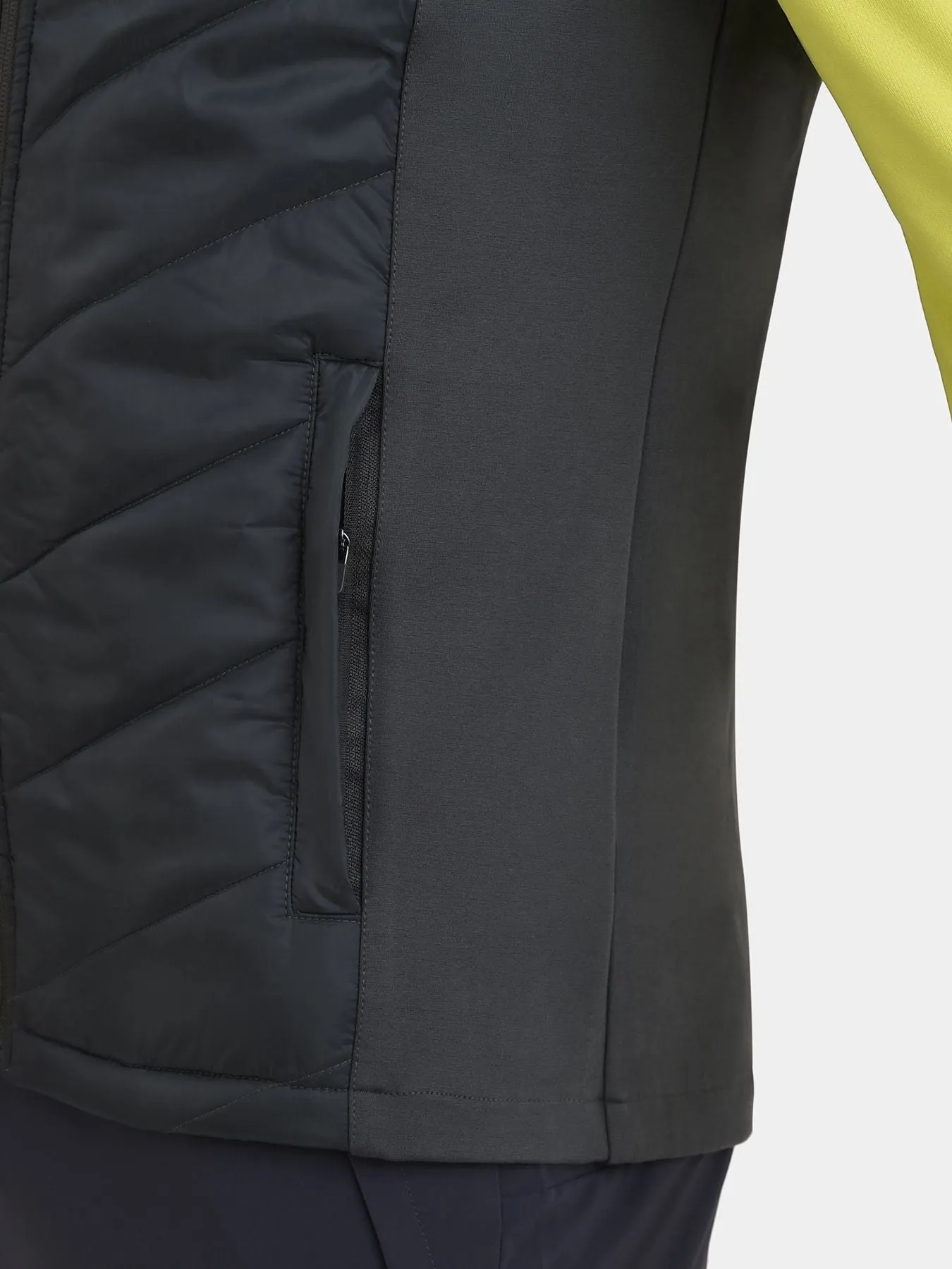 Excel Padded Running Gilet For Men With Zip Pockets & Reflective Strips