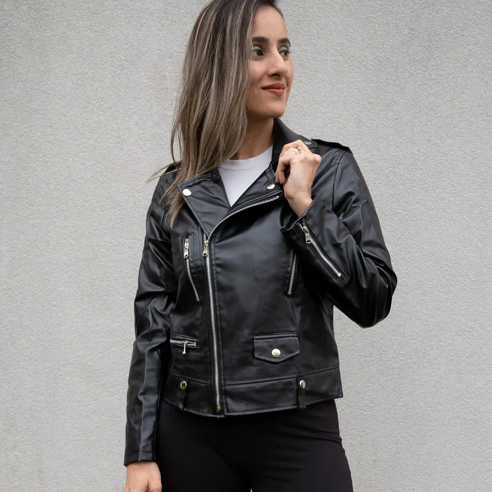 (Faux Leather) Custom Mrs Jacket