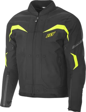 FLY RACING BUTANE JACKET BLACK/HI-VIS XL 477-2044-5