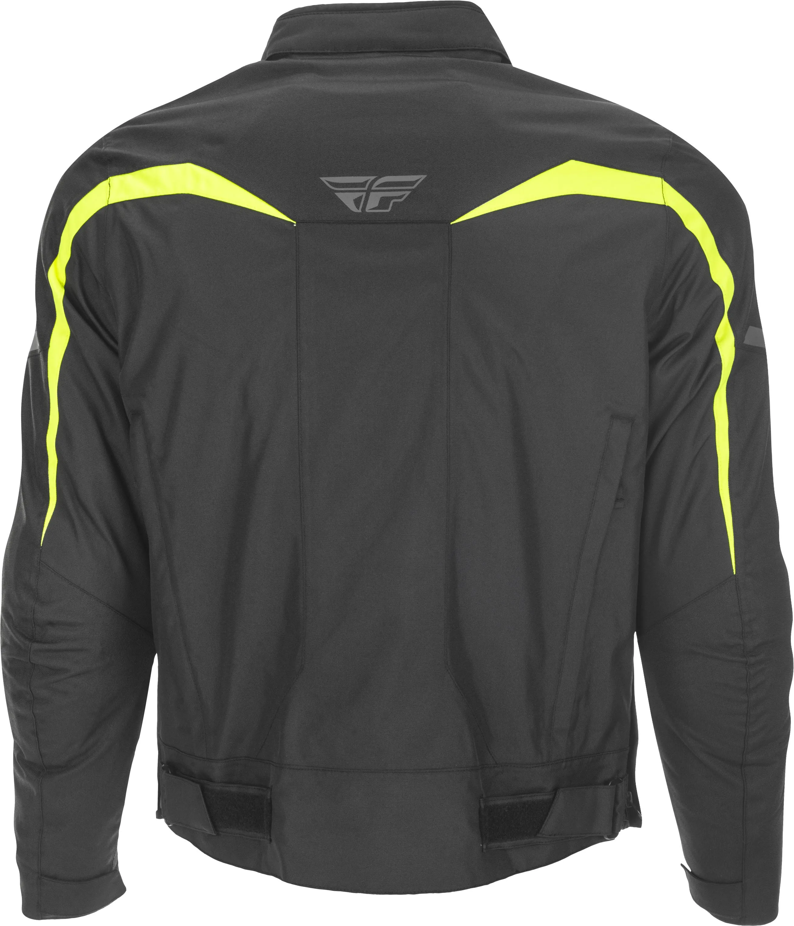 FLY RACING BUTANE JACKET BLACK/HI-VIS XL 477-2044-5