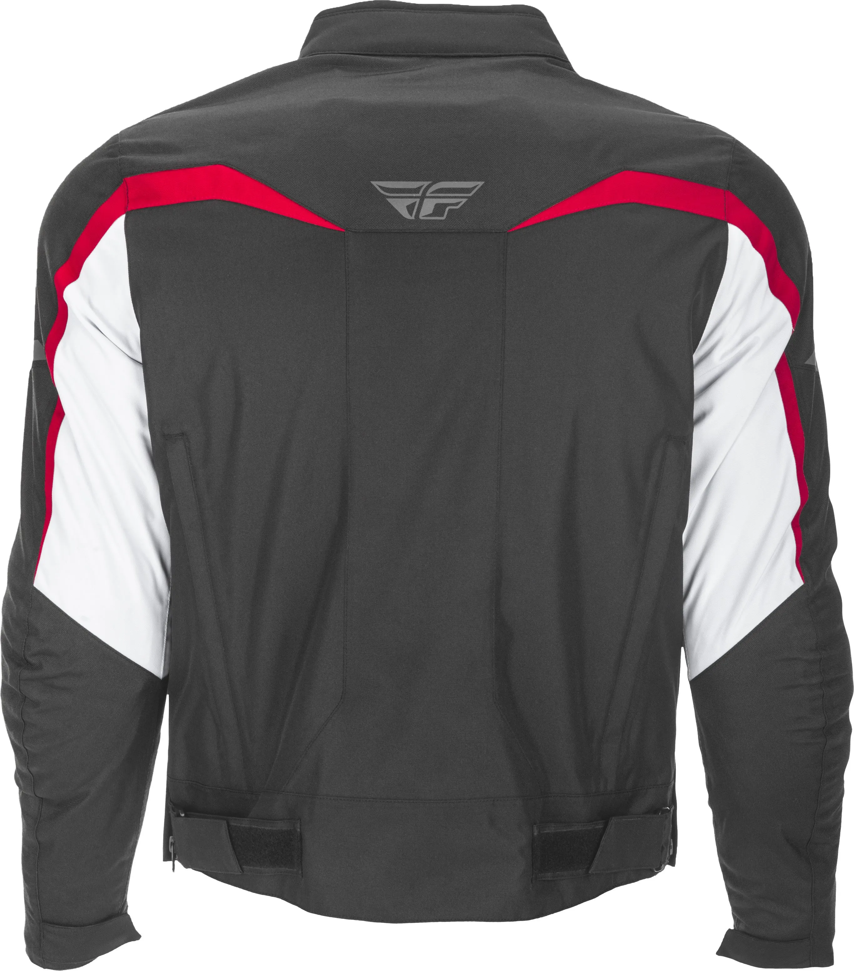 FLY RACING BUTANE JACKET BLACK/WHITE/RED 4X 477-2041-8