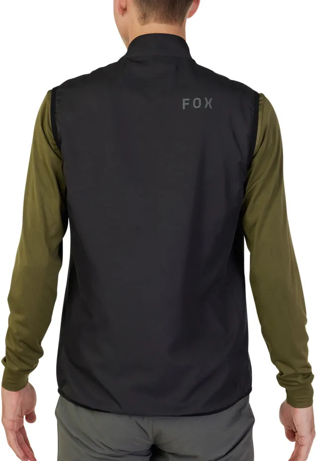 Fox Ranger Wind Mens Cycling Gilet - Black