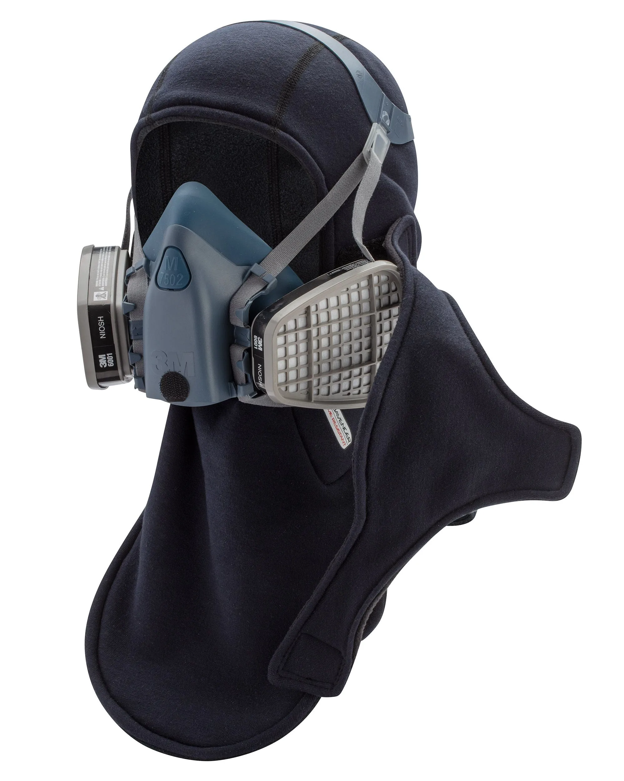 FR Hard Hat Liner (w/ Half-Face Respirator Cold Cover)