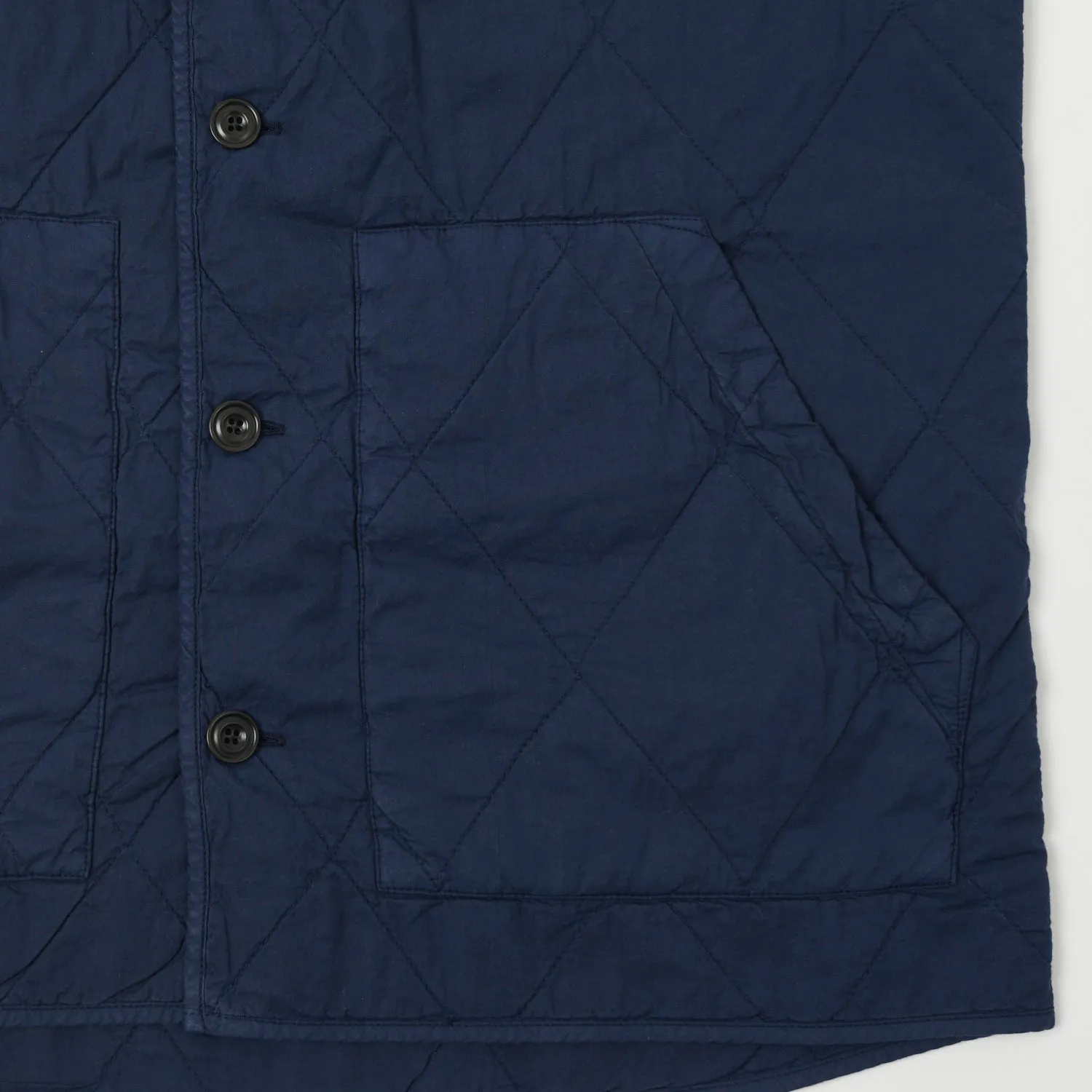 Hartford BB25110 Quilted Cotton Twill Vest - Deep Blue