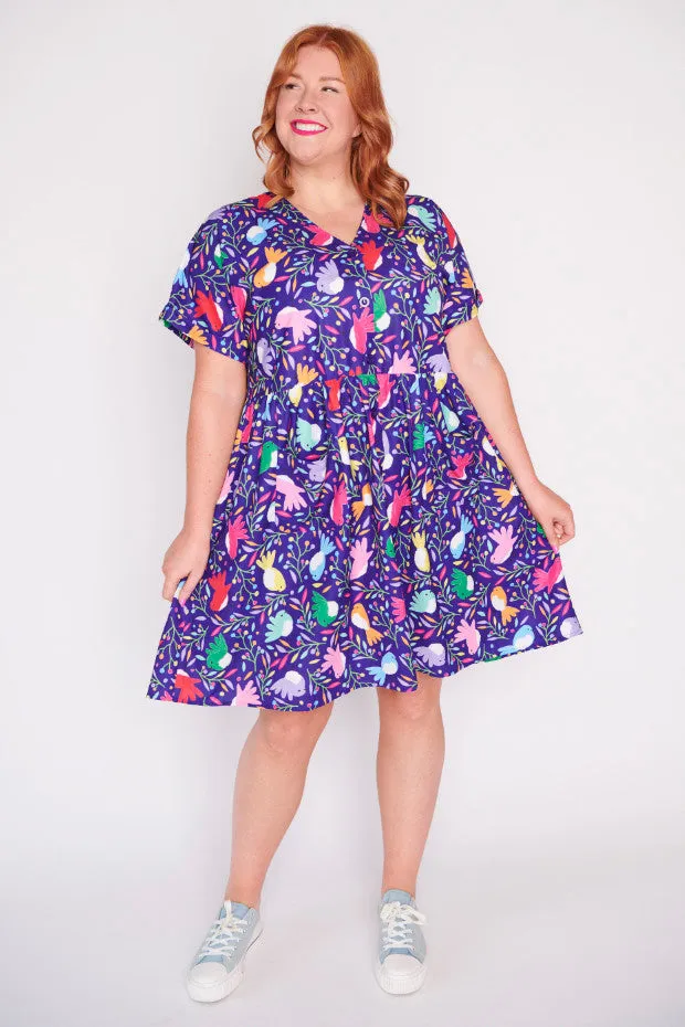 Jackie Willy Wagtail Pocket Front Dress