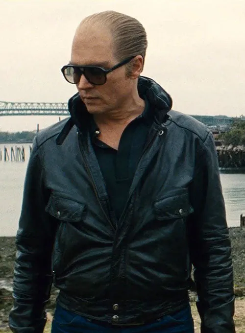 Johnny Depp Black Mass (Whitey Bulger) Black Jacket