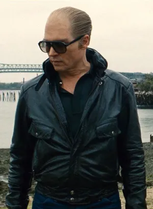 Johnny Depp Black Mass (Whitey Bulger) Black Jacket