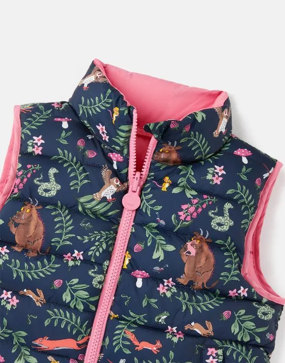 Joules Girls Gruffalo Flip It Reversible Gilet