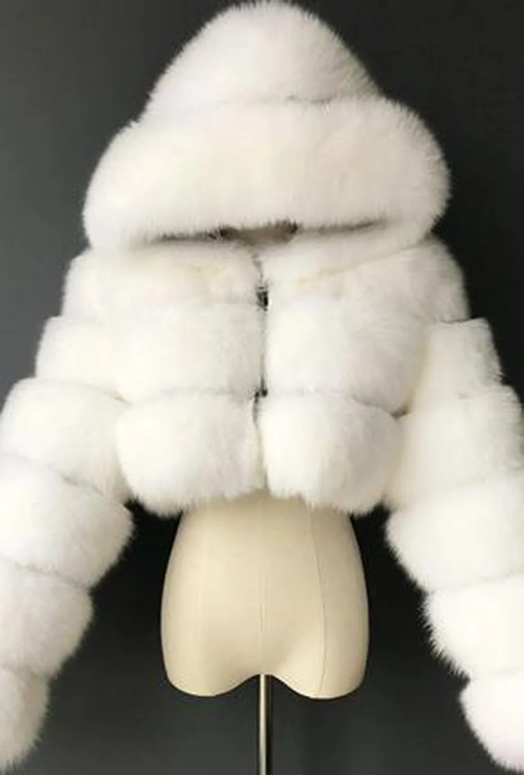 K'ERA - BELERO HOODED FUR JACKET