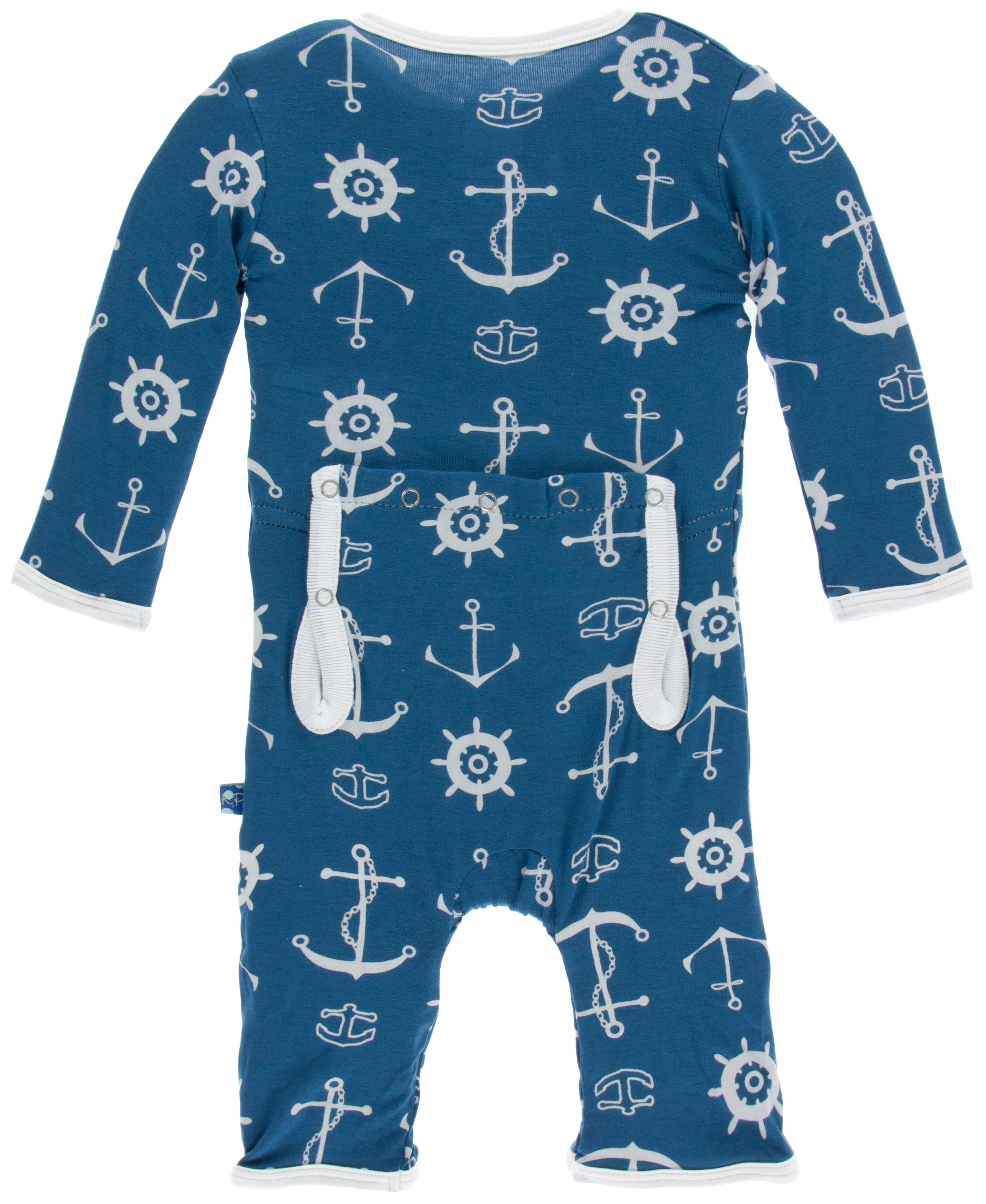 KicKee Pants Twilight Anchor Coverall with Zipper