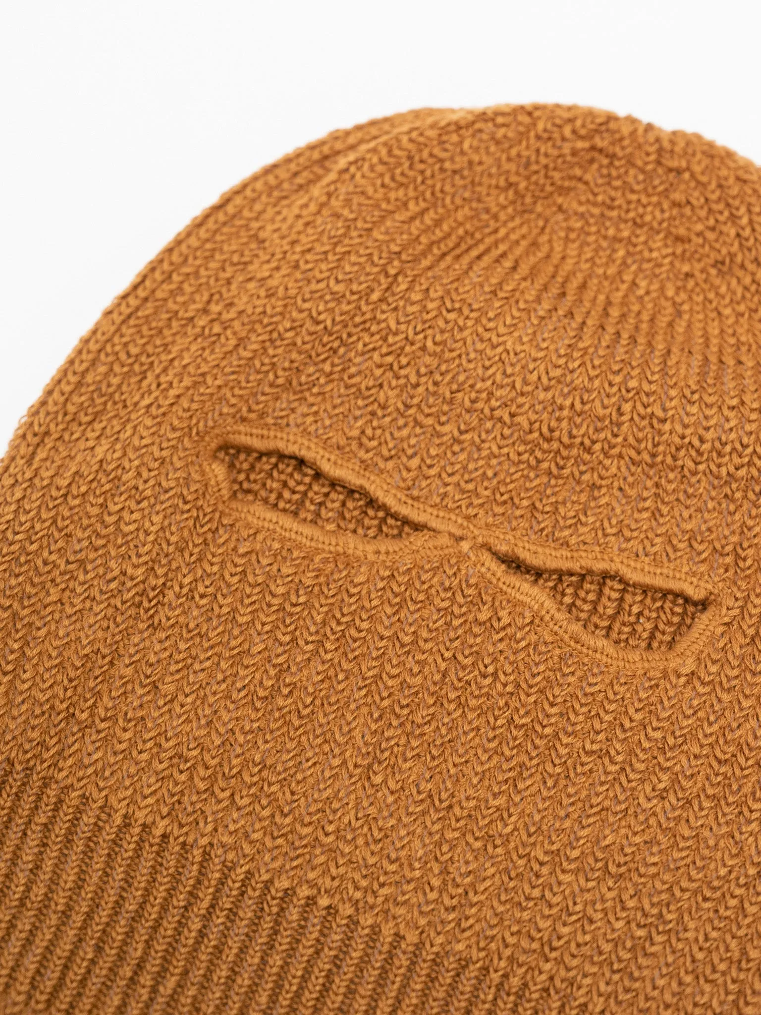 Knit Balaclava Beanie - Royal Blue, Camel