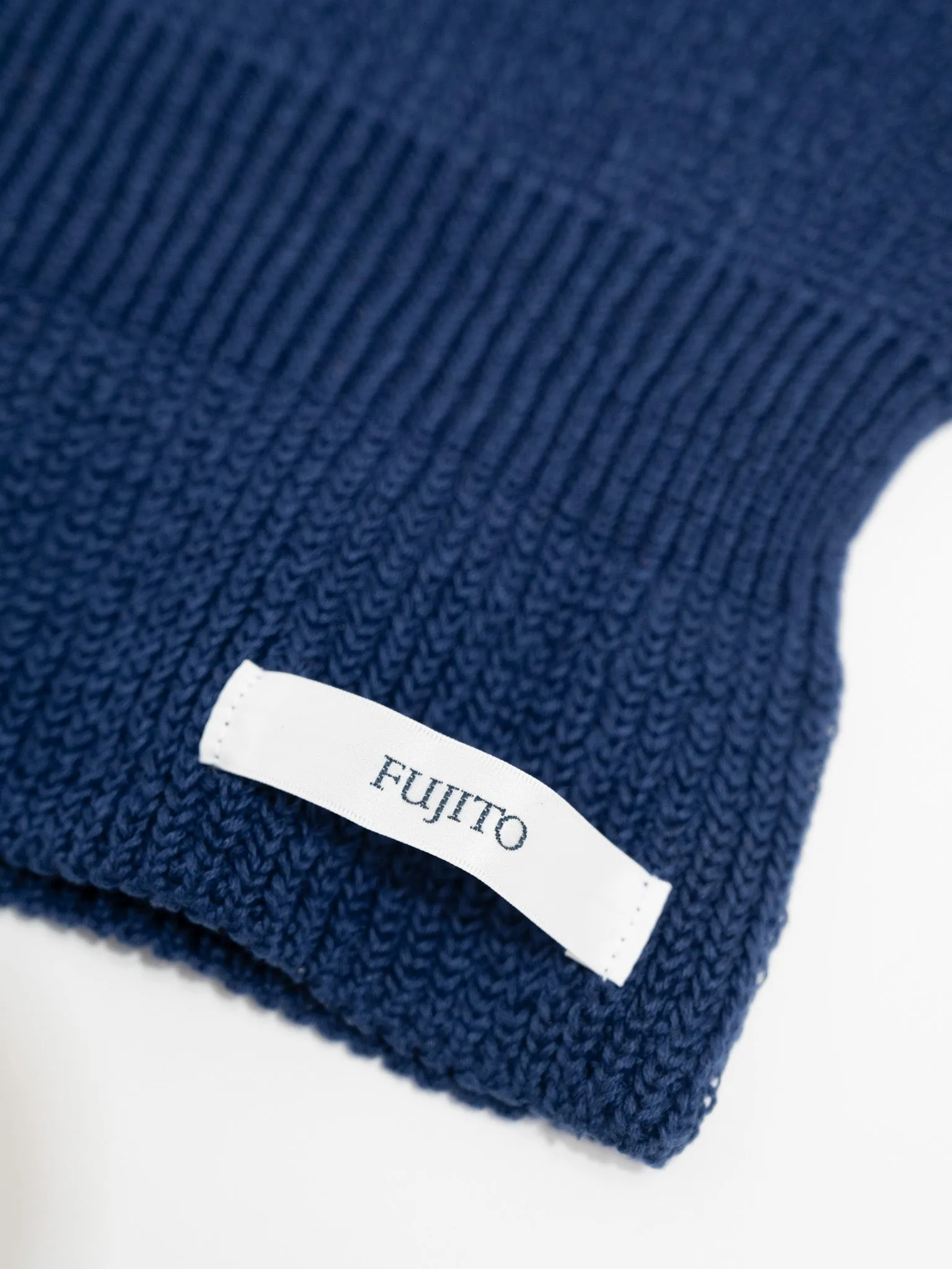 Knit Balaclava Beanie - Royal Blue, Camel