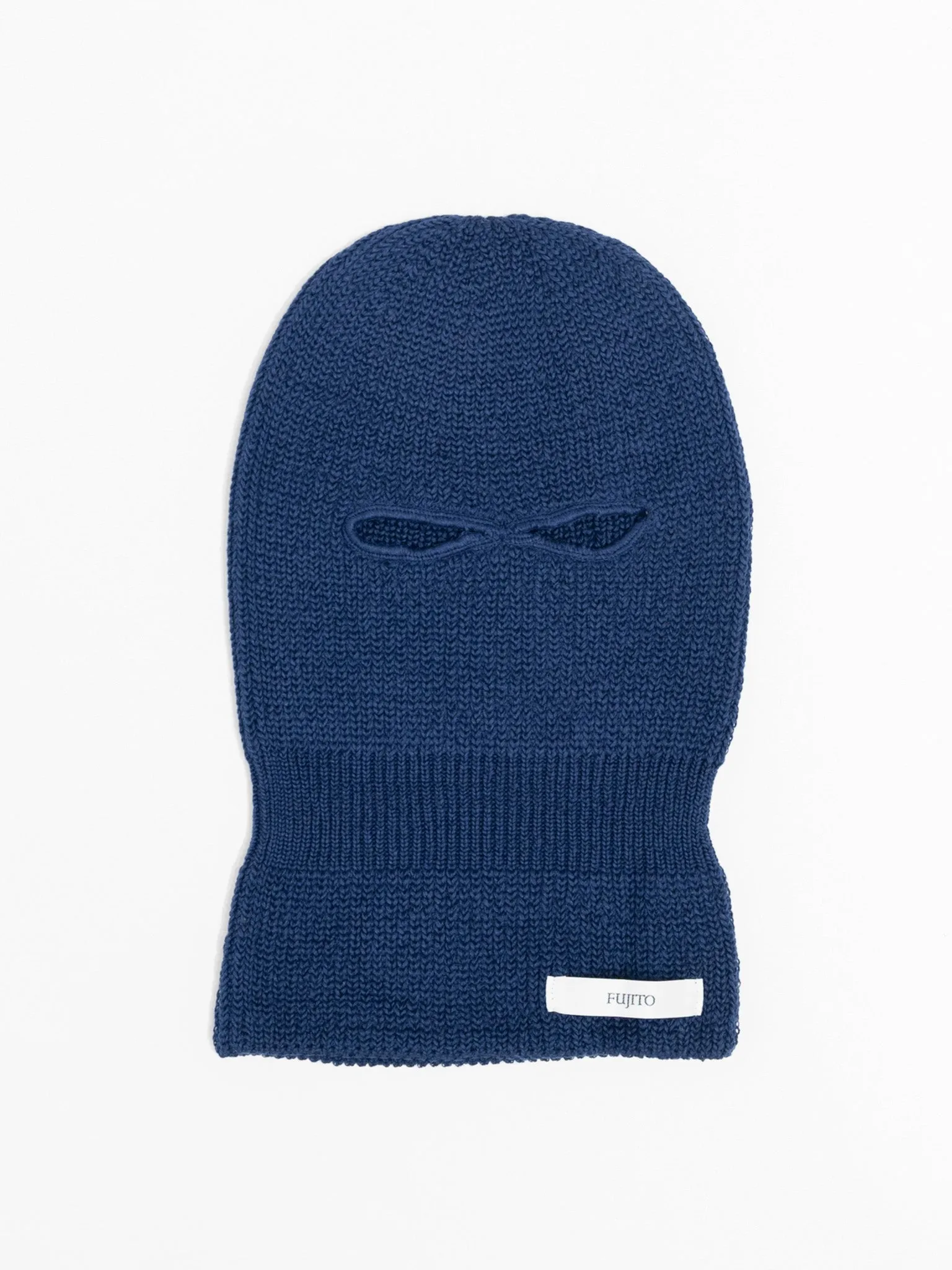 Knit Balaclava Beanie - Royal Blue, Camel