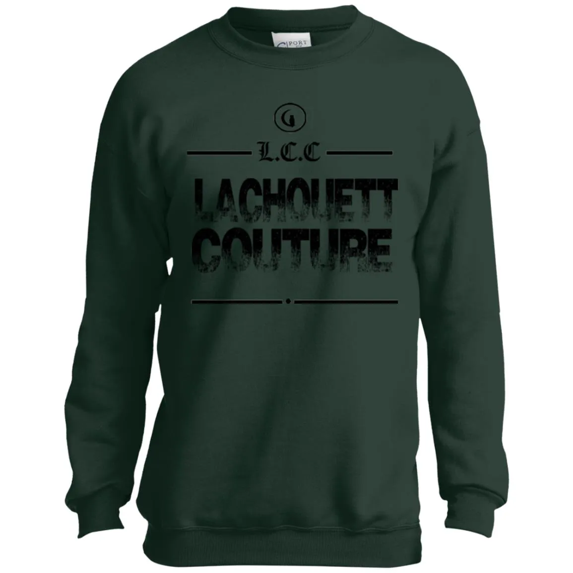 LaChouett Grunge Youth Crewneck Sweatshirt