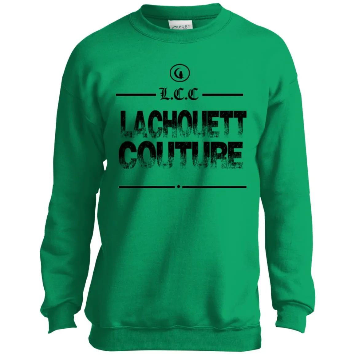 LaChouett Grunge Youth Crewneck Sweatshirt