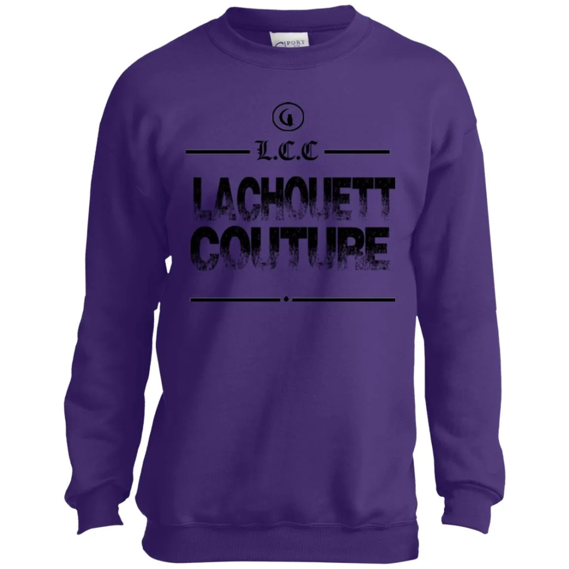 LaChouett Grunge Youth Crewneck Sweatshirt