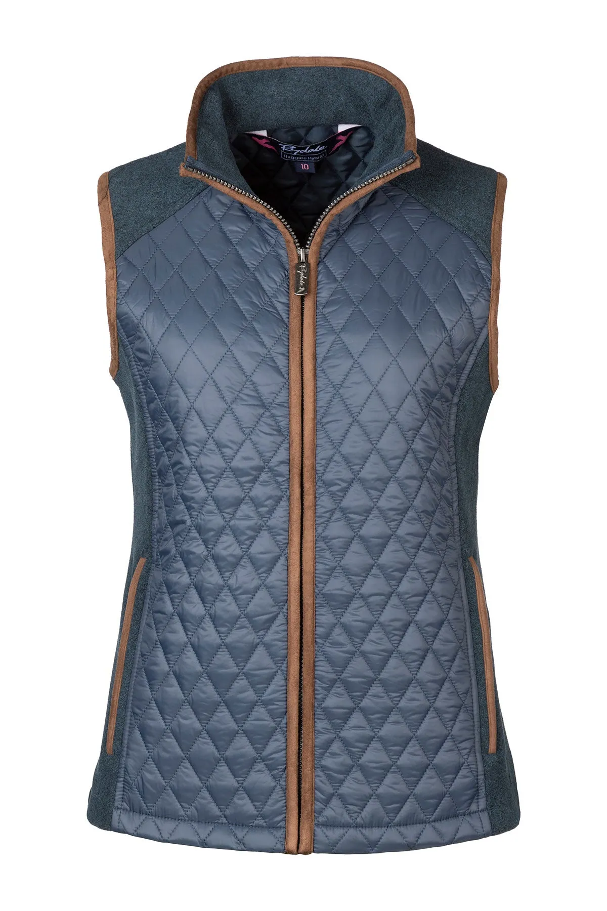 Ladies Diamond Quilted Hybrid Gilet - Huggate