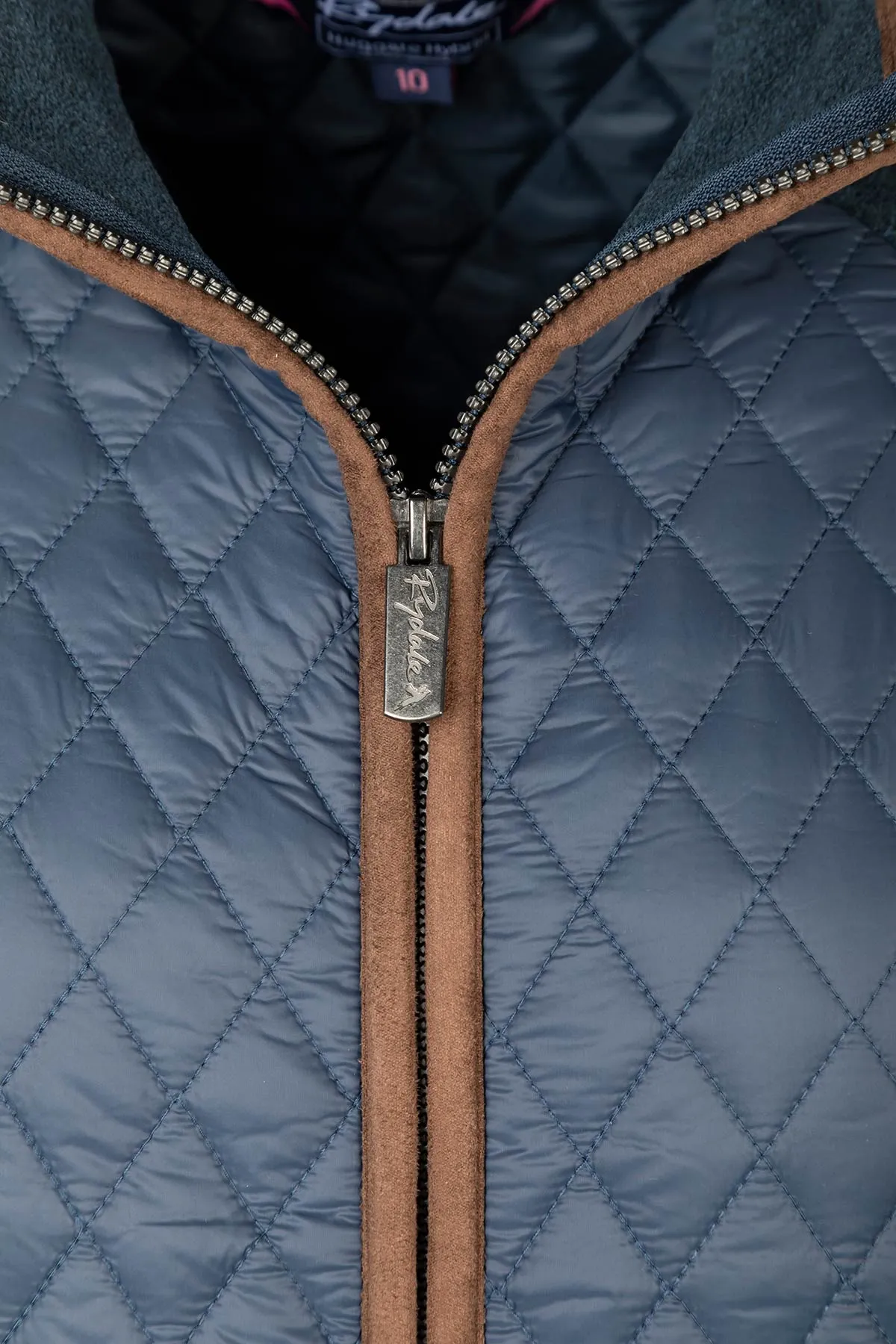 Ladies Diamond Quilted Hybrid Gilet - Huggate