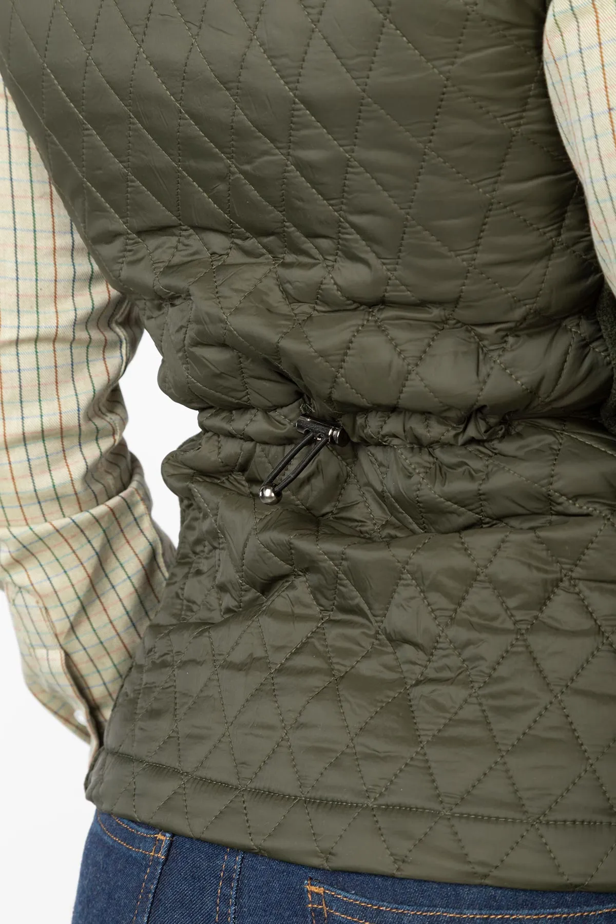 Ladies Diamond Quilted Hybrid Gilet - Huggate