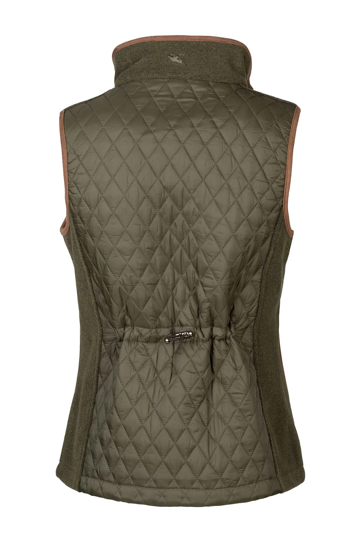 Ladies Diamond Quilted Hybrid Gilet - Huggate