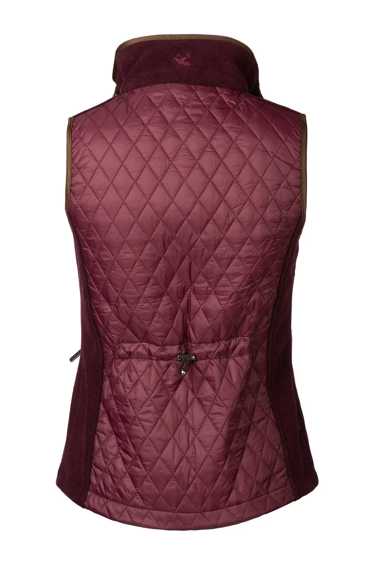 Ladies Diamond Quilted Hybrid Gilet - Huggate