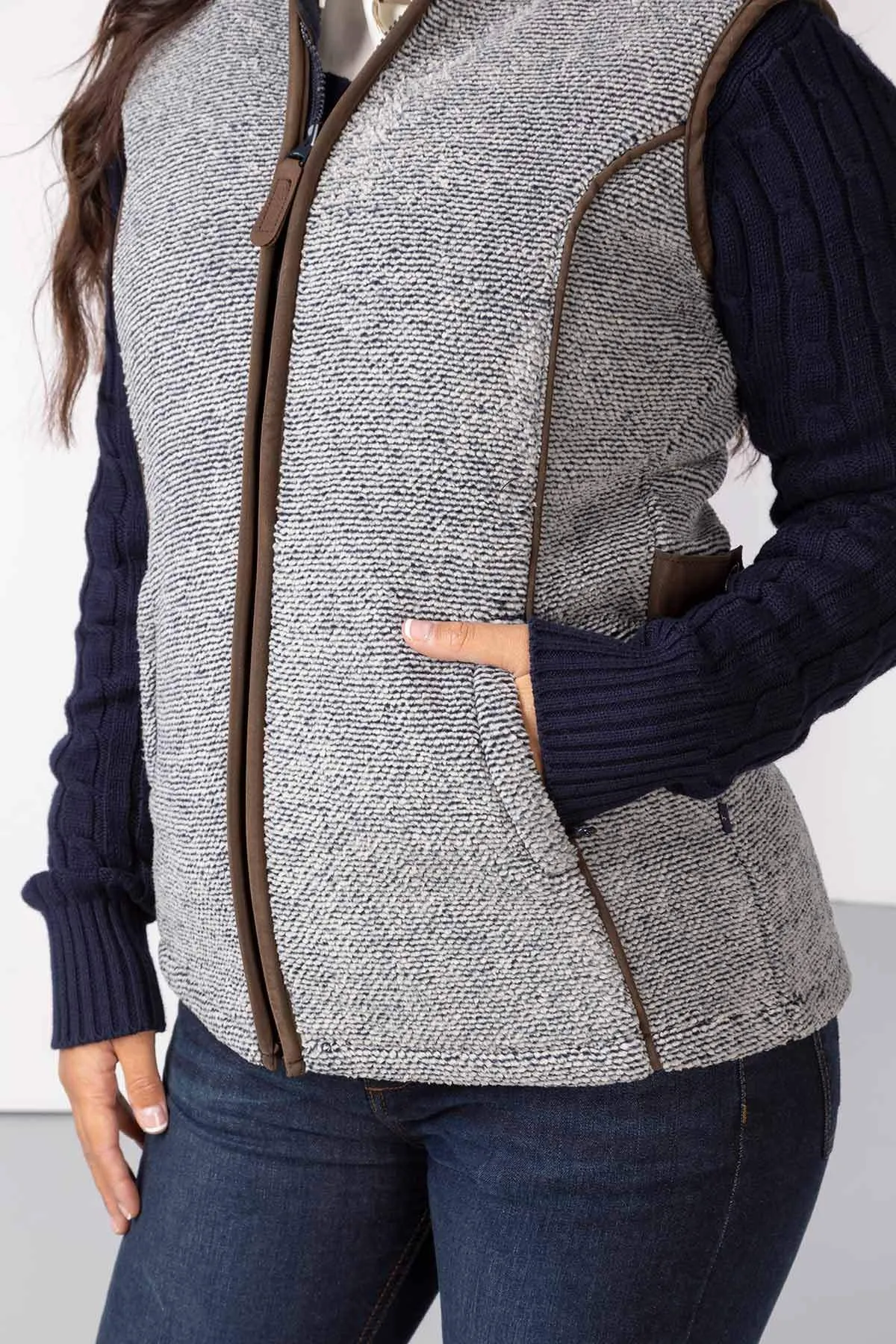 Ladies Fleece Gilet - Kilnsey