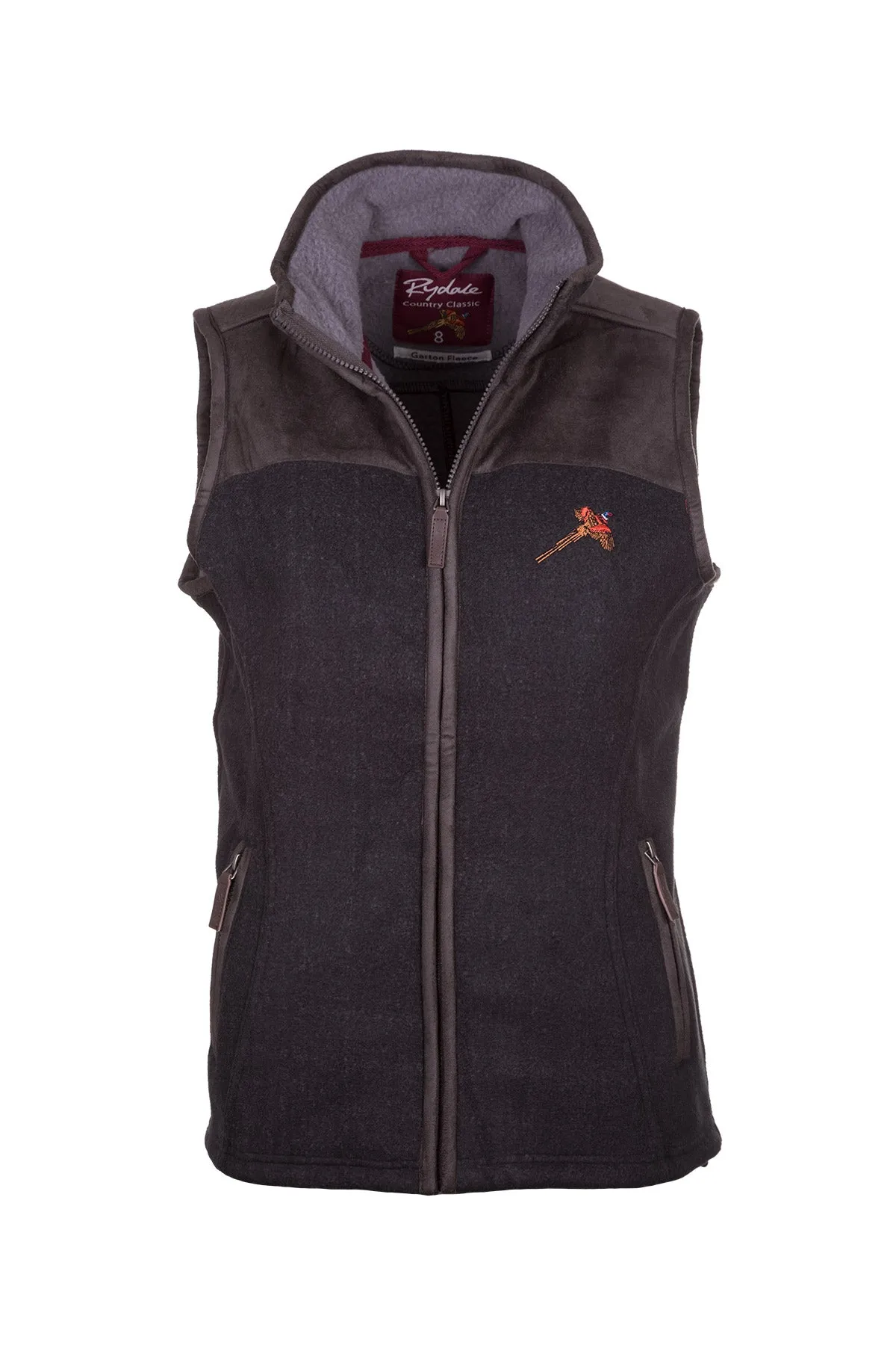 Ladies Garton II Fleece Gilet Pheasant Motif