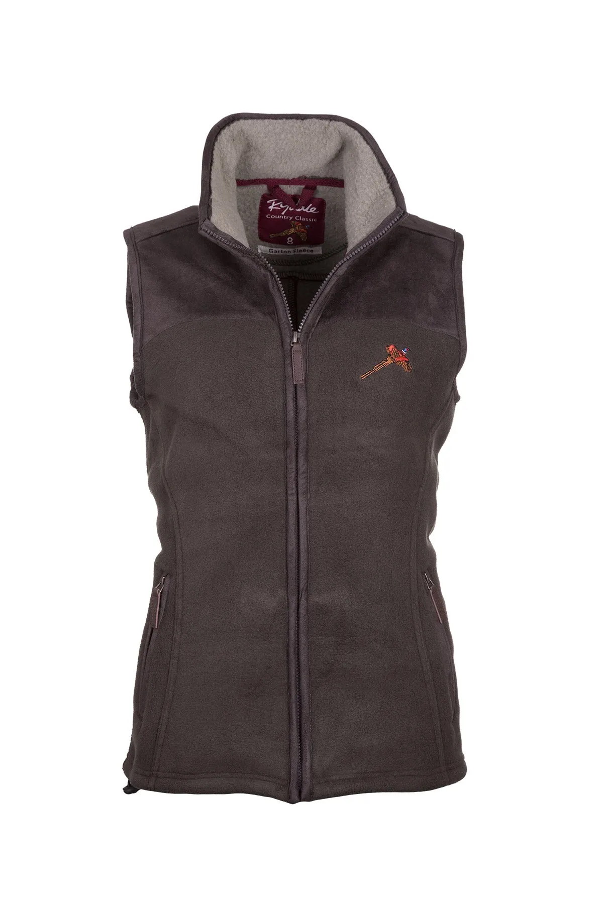 Ladies Garton II Fleece Gilet Pheasant Motif