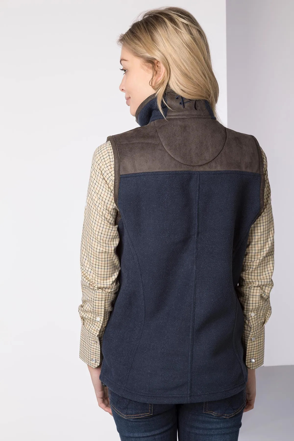 Ladies Garton II Fleece Gilet Pheasant Motif