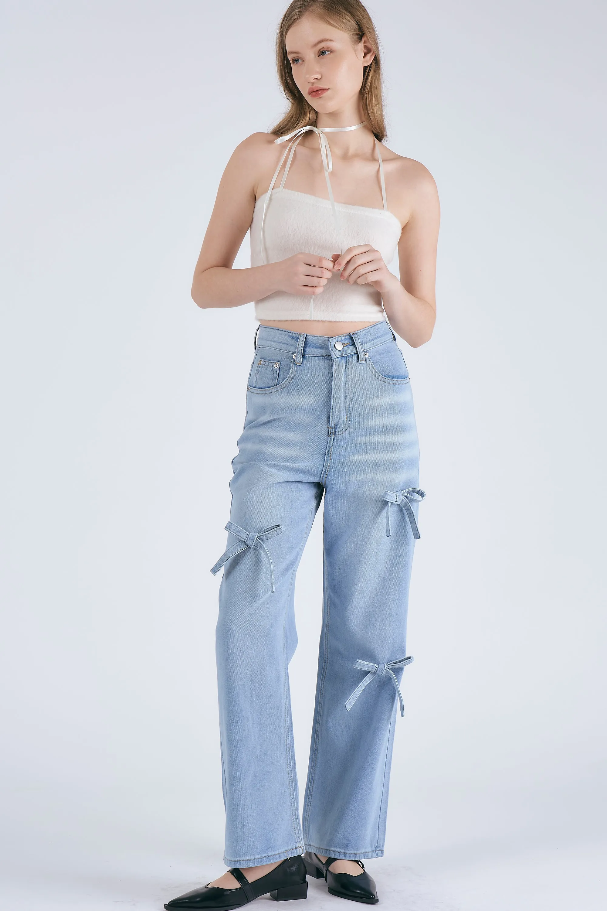 Maisie Bow Detail Jeans