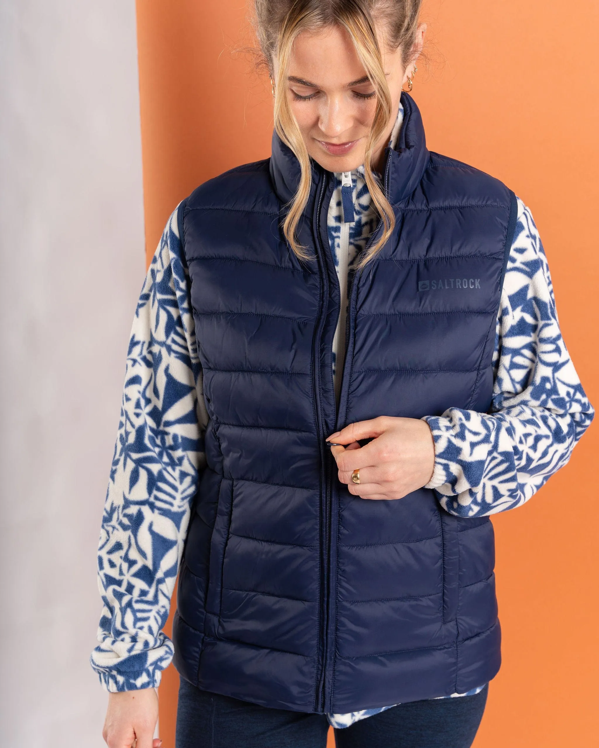 Margot - Womens Recycled Padded Gilet - Blue