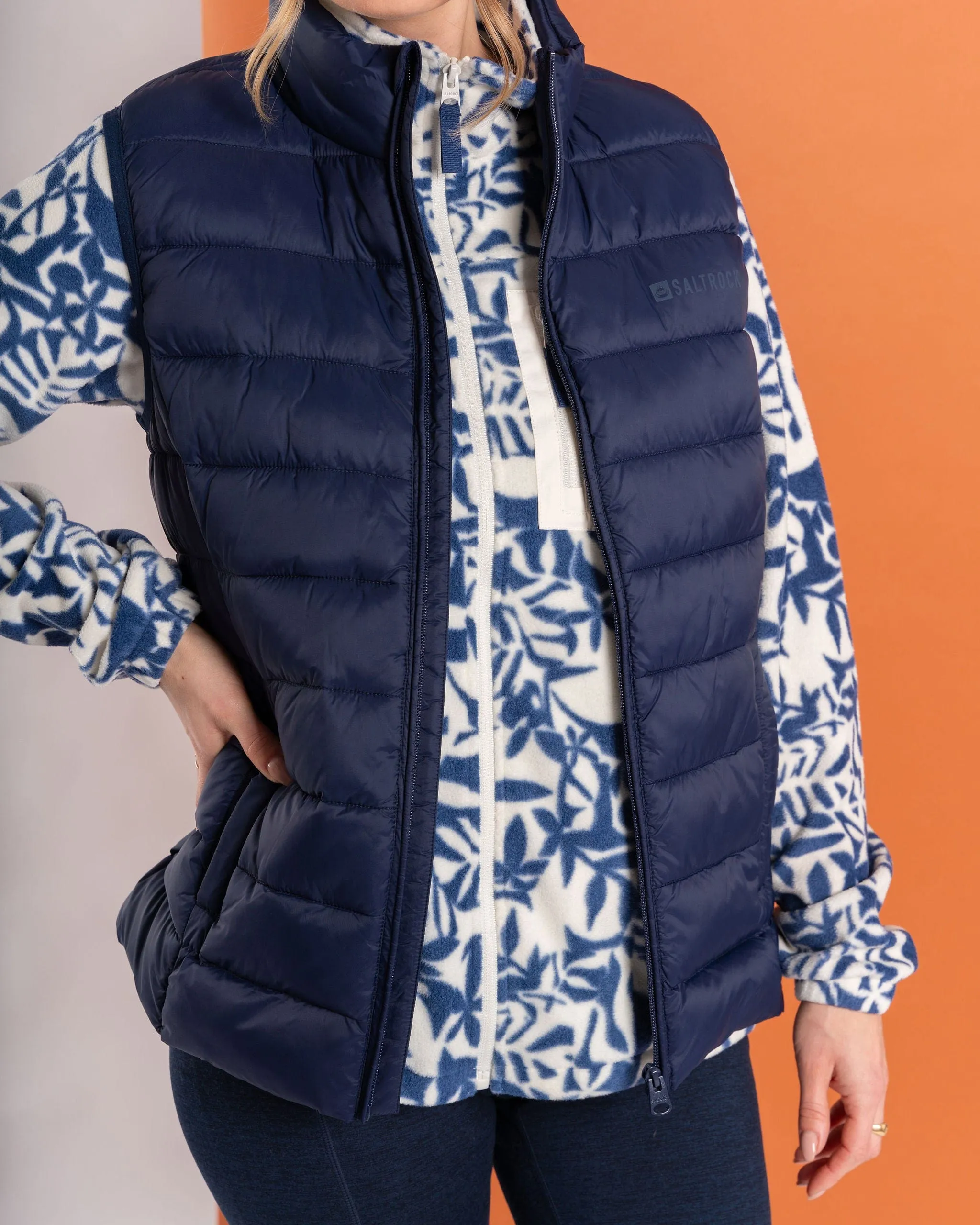 Margot - Womens Recycled Padded Gilet - Blue