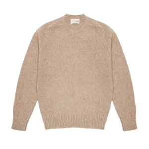 McGeorge of Scotland Supersoft Shetland Shaggy Jumper in Oreti