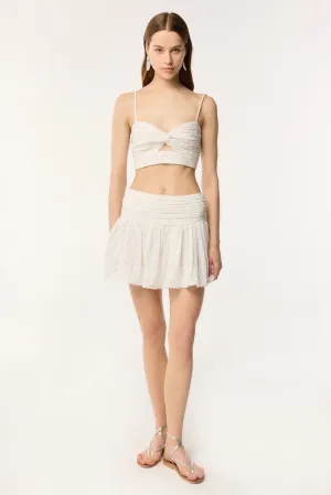 Mini Skirt Colleen - Natural White